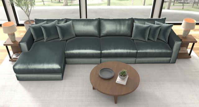 Jackson Furniture Remington 4-Piece Pine Left Arm Facing Sectional-2