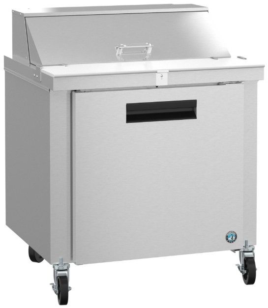 Hoshizaki 36" 9.9 Cu. Ft. Stainless Steel Single Section Sandwich Prep Table Refrigerator-1