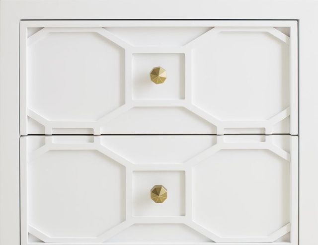 Legacy Kids Teen Chelsea By RR Gold Accents/White Dresser-2