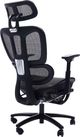 Primo™ International Sealy® Huxley Black Mesh Swivel Office Chair with Adjustable Headrest and Arms-2