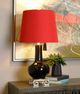 Stylecraft Dann Foley Lifestyle Black/Gold/Red Table Lamp -1