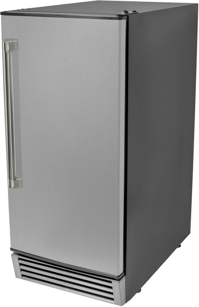 Avanti® Elite Series 15" 49 lb. Stainless Steel Ice Maker-1