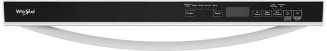 Whirlpool® 24" White Top Control Built In Dishwasher-3