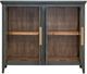 International Furniture Direct Brava Green 4-Door Console-4