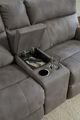 Signature Design by Ashley® Next-Gen DuraPella 3-Piece Slate Power Reclining Sectional Loveseat and Console-3