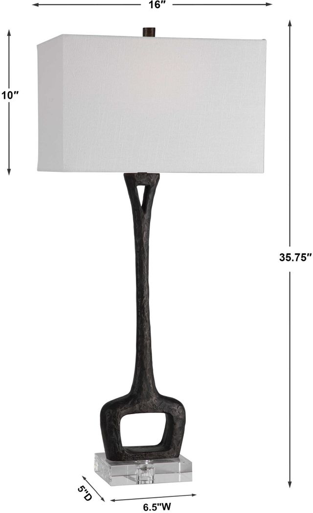 Uttermost® Darbie Black Table Lamp-2