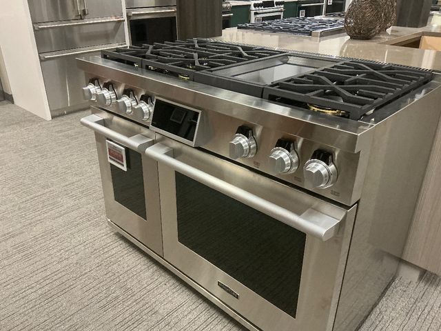 Signature Kitchen Suite 48" Stainless Steel Pro Style Dual Fuel Range-SER# 1138-0
