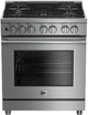 Beko 30" Stainless Steel Slide In Gas Range-0
