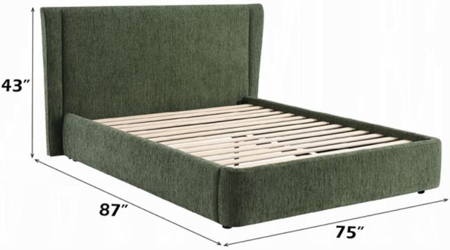 ACME Furniture Cheryl Dark Green Queen Panel Bed-2