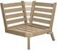 C R Plastics Tofino Beige Sectional Corner Piece-0