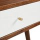 Olliix by Madison Park White/Pecan Rigby Writing Desk-3