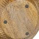 A & B Home Brown Wood Round Bowl-4