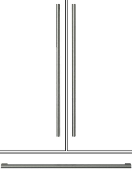 Fulgor Milano 3-Piece Stainless Steel Handle Kit-0