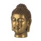 A & B Home Bronze Buddha Head Statue-1