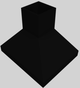 Vent-A-Hood® 36" Black Euro-Style Island Range Hood-3