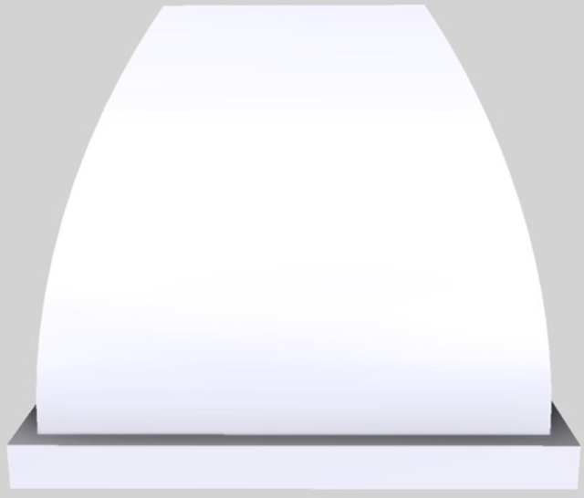 Vent-A-Hood® Designer Series 36" White Wall Mounted Range Hood-0