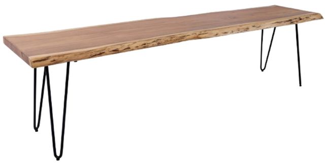 Jofran Inc. Nature's Edge Natural 70" Dining Bench-3