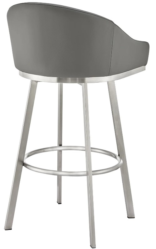 Armen Living Eleanor Swivel Counter Stool - Thumbnail 2