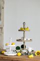 A & B Home White Tiered Tray-2
