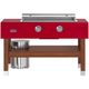 Caliber™ Signature Rockwell 60" 2-Burner Crimson Freestanding Liquid Propane Griddle with Wood Base-0