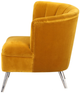 Moe's Home Collection Layan Yellow Right Accent Chair-3