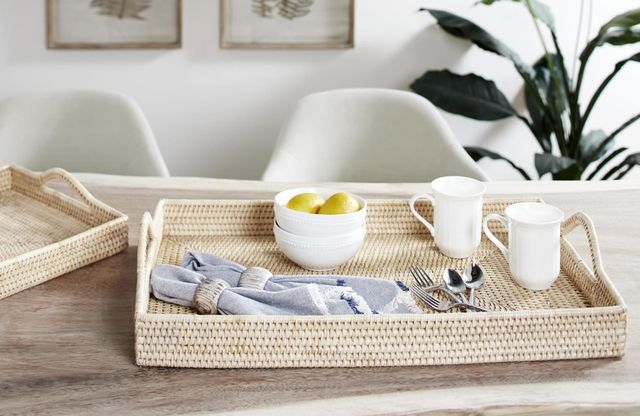 Deco Marche 2-Piece Light Brown Tray Set-3