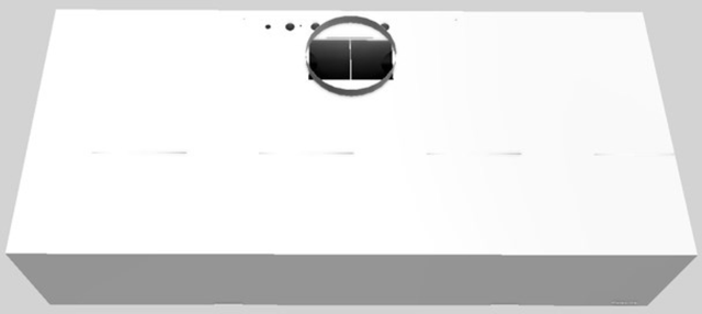 Vent-A-Hood® 54" White Wall Mounted Range Hood-2