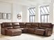 Signature Design by Ashley® Silverbrooke 6-Piece Canyon Power Reclining Left-Arm Facing Sectional-1
