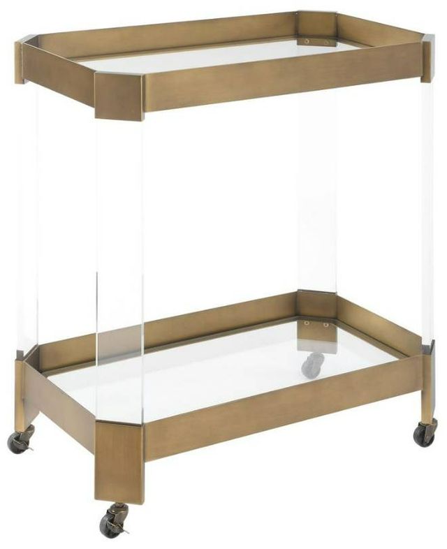 Uttermost® Giselle Bronze Bar Cart-0
