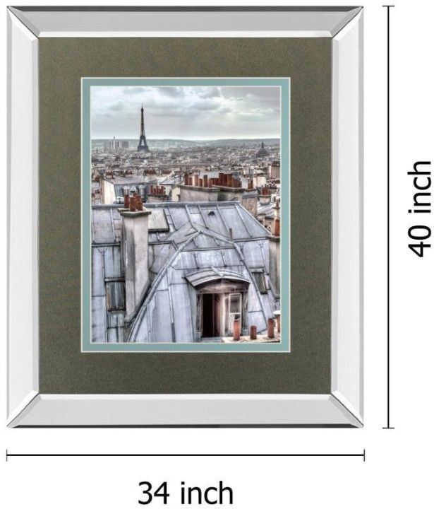 Classy Living Assaf Frank Paris Rooftops Wall Art-2