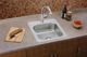 Elkay Celebrity® Brushed Satin 17" x 21-1/4" x 6-7/8" 3-Hole Single Bowl Drop-In Sink-2
