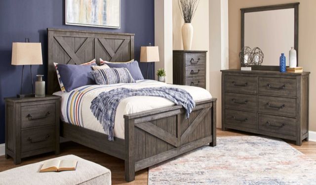 American Wholesale Furniture Denver Dark Brown Nightstand-1