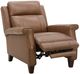 Liberty Furniture Raleigh York Chestnut Leather Manual Pushback Recliner-1