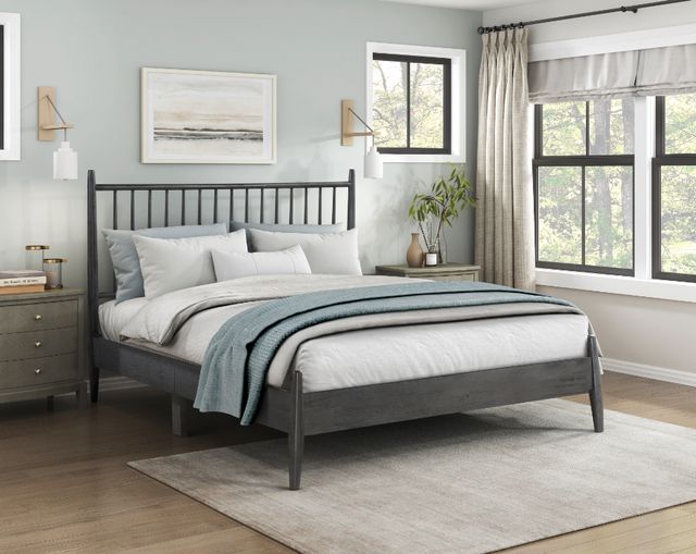 Homelegance® Brickell Gray Full Panel Bed-1