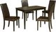 Signature Design by Ashley® Kimonte 5-Piece Dark Brown Dining Table Set-0
