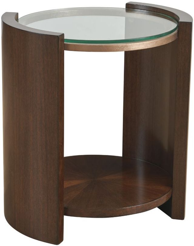 Lexington Home Rendezvous Lennox Brown Accent Table-0
