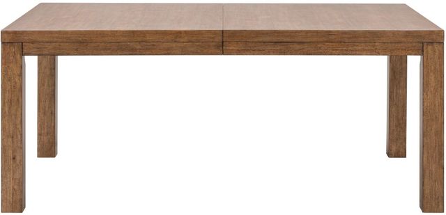 Liberty Furniture Shaker Lakes 5-Piece Harvest Brown/Taupe Rectangular Dining Table Set-2