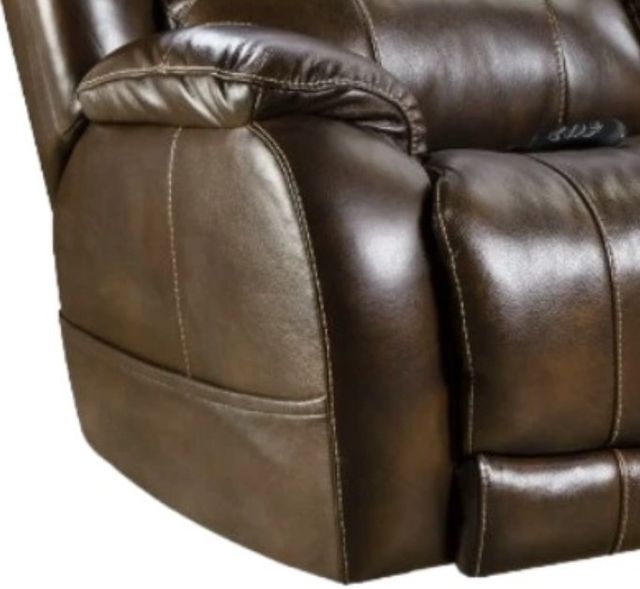 HomeStretch Palmer Walnut Double Power Reclining Sofa-1