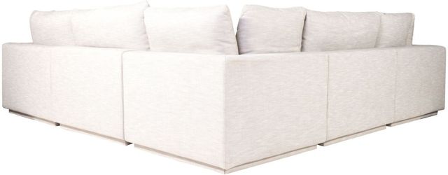 Moe's Home Collection Justin Classic 5-Piece Taupe L-Shaped Modular Sectional Sofa-2
