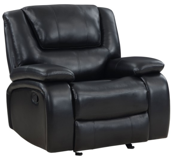 Coaster Camila Black Glider Recliner Chair