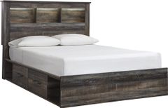 Signature Design by Ashley® Drystan Brown Rustic Full 4-Drawer Storage Bookcase Bed