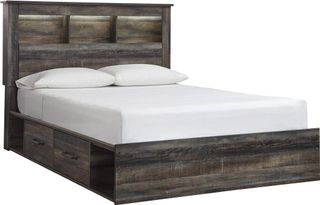 Signature Design by Ashley® Drystan Brown Youth Full 4-Drawer Storage Bookcase Bed