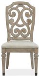 Magnussen Home® Marisol Fawn Dining Side Chair with Upholstered Seat-1