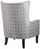 Olliix by Madison Park Grey Carissa Shelter Wing Chair-1