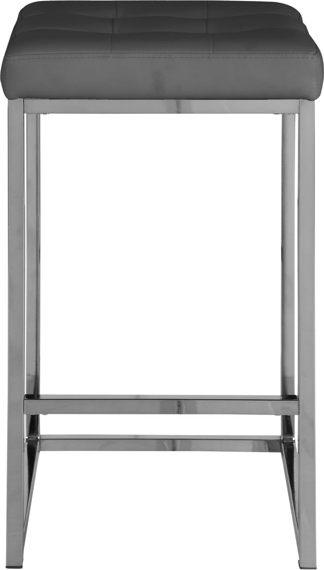 Meridian Furniture Nicola Gray Faux Leather Counter Stool-1