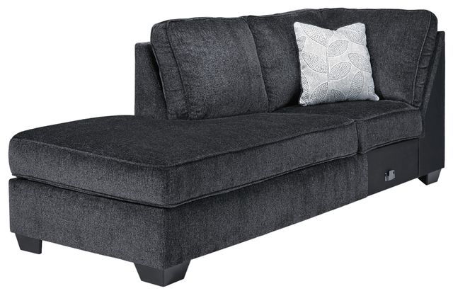 Signature Design by Ashley® Altari 2-Piece Slate Sectional with Ottoman-2