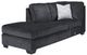 Signature Design by Ashley® Altari 2-Piece Slate Sectional with Ottoman-2