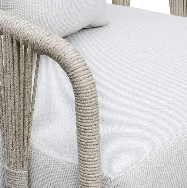 Intercon Alexa White Aluminum/Fabric Outdoor Sofa-3