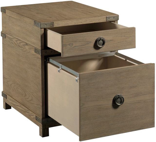 Hammary® Crawford Honey Trunk Chairside Table-4