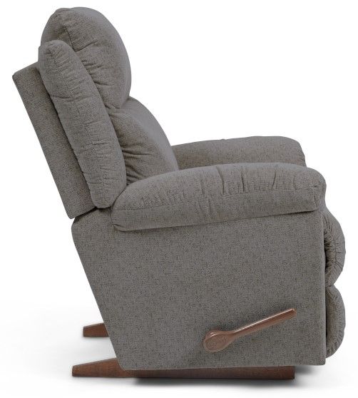 La-Z-Boy® Joel Pewter Manual Rocking Recliner-2